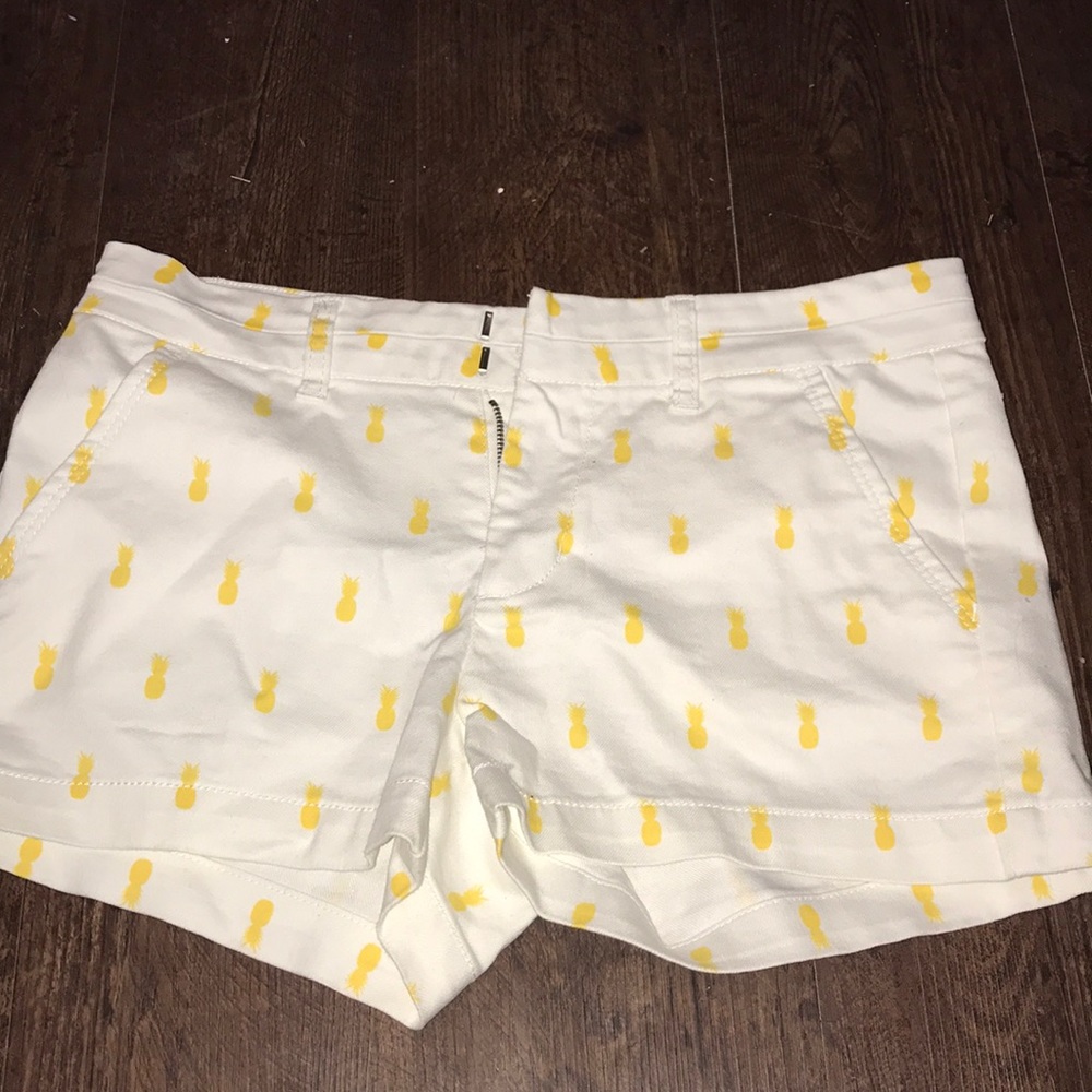 Pineapple jean shorts